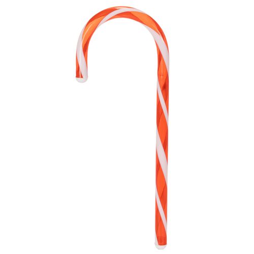 Keinotekoinen karkkikeppikoriste, punainen ja valkoinen, 35 cm, 3 kpl | Floristik24.fi