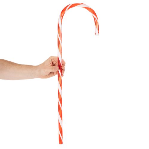 Keinotekoinen karkkitanko joulukoriste 60cm 3kpl | Floristik24.fi