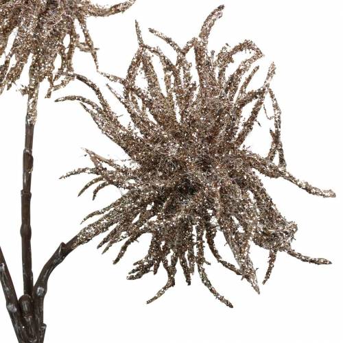 Floristik24 Keinotekoinen clematis-oksasamppanja glitterillä 46cm