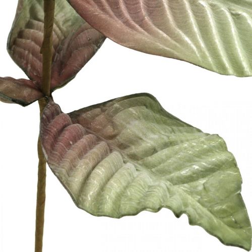 kohteita Keinotekoinen kasvi deco-oksa vihreä punaruskea vaahto H68cm