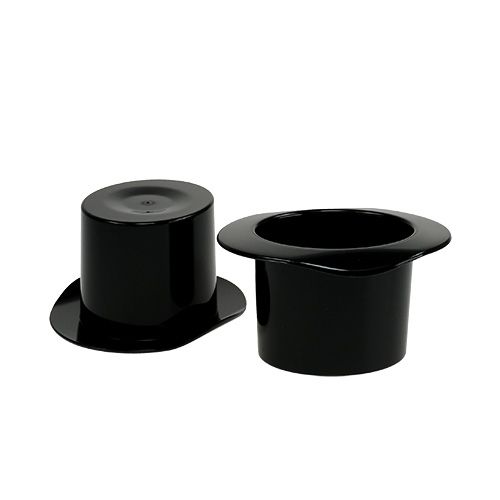 Sylinteri musta 7cm 9kpl