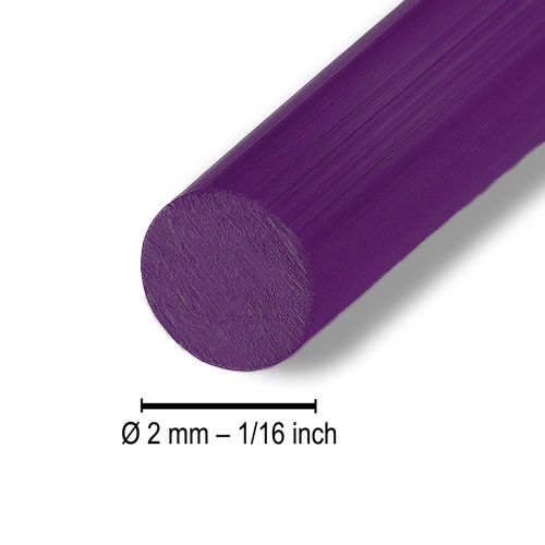 Floristik24 Alumiinilanka Ø2mm tummanvioletti 60m 500g