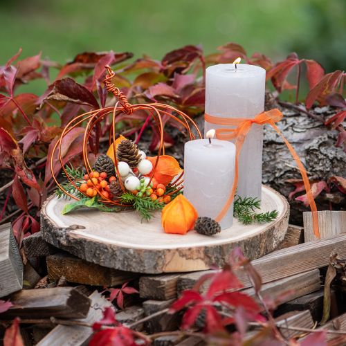 kohteita Alumiininen askartelulanka, oranssi, Ø2mm, 500g, 60m, tee-se-itse-koristeluun