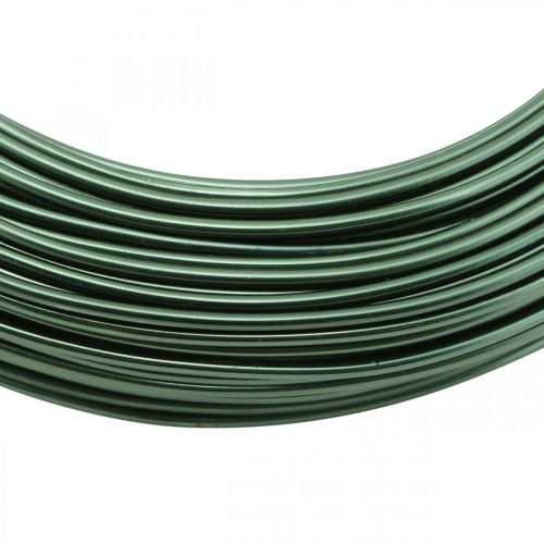 Alumiinilanka Ø2mm Vihreä Bensiini Pyöreä 480g