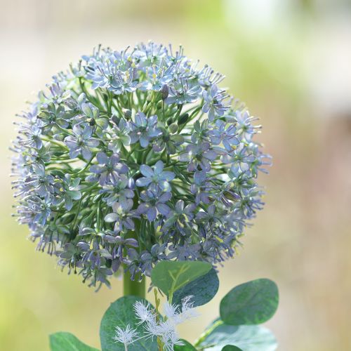 kohteita Keinotekoinen kukkiva allium-oksa, elävän näköinen, 90 cm