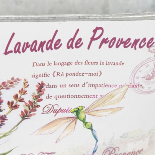 kohteita Soikea metallinen kukkakulho kahvoilla, laventeli, 32 × 15 × 15 cm