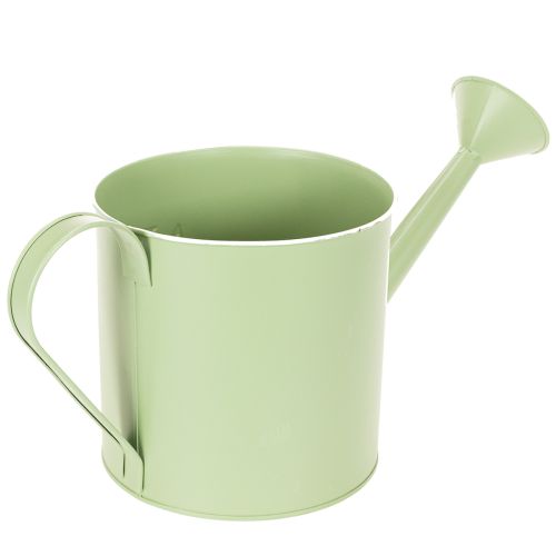 Kukkaruukku, koristeellinen kastelukannu, mintunvihreä sinkkiruukku, Ø16,5 cm | Floristik24.fi