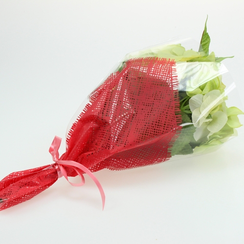 kohteita Kukkakassi juuttipunainen L36cm L25cm - 12cm 50 kpl