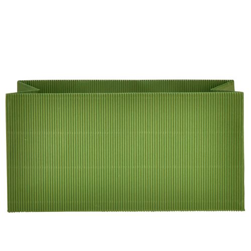 kohteita Kukkaistutuskone Pitkä Ribbed Green Oliivinvihreä 24x12cm 6 kpl