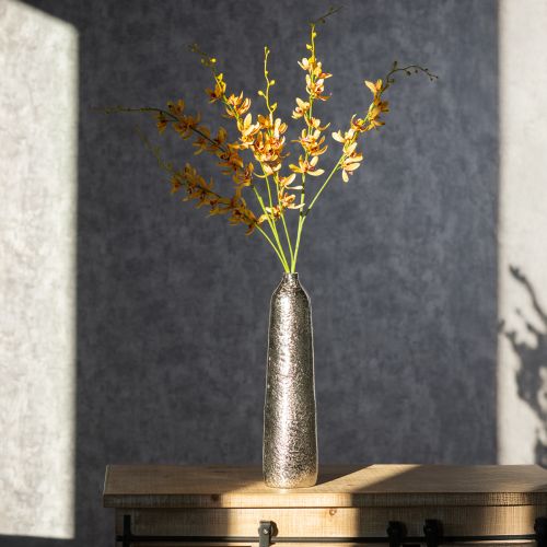 kohteita Keinotekoinen Cymbidium-orkidea kukkavarreksi tyylikkääseen koristeeseen, 95 cm, 2 kpl