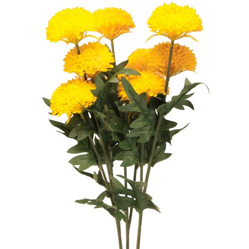 kohteita Dahlia Keinotekoiset koristekukat Keltainen kukka L64cm 3 kpl