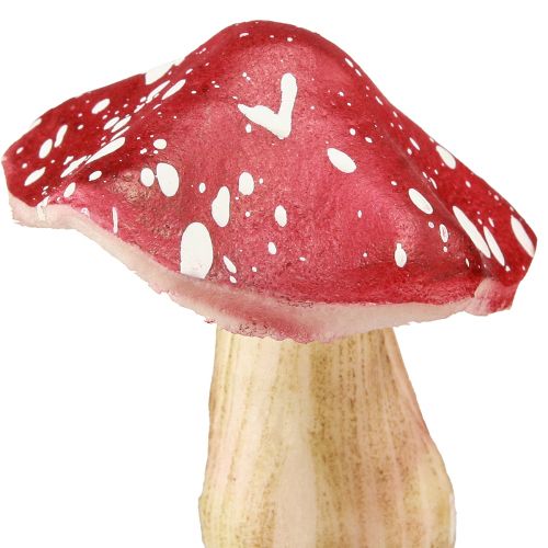 kohteita Koristesienet punaiset tekoperhohelteet langalla 5,5/8cm 12 kpl