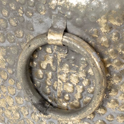 kohteita Koristeellinen kulho, antiikkityylinen, metallinen ruukku, kultainen, Ø37/31cm, 2 kpl setti