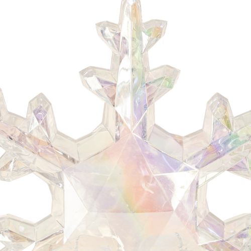 kohteita Koristeelliset lumihiutaleet, talvikoriste, hohtavat, Ø14–15 cm, 2 kpl