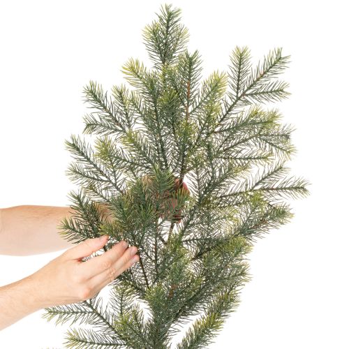 Keinotekoinen kuusenoksaseppele luovaan kukkakauppaan, 175 cm | Floristik24.fi