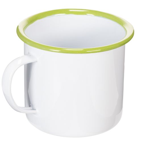 Koristeellinen muki/ruukku, emaloitu, Ø11,5 cm, korkeus 10 cm | Floristik24.fi