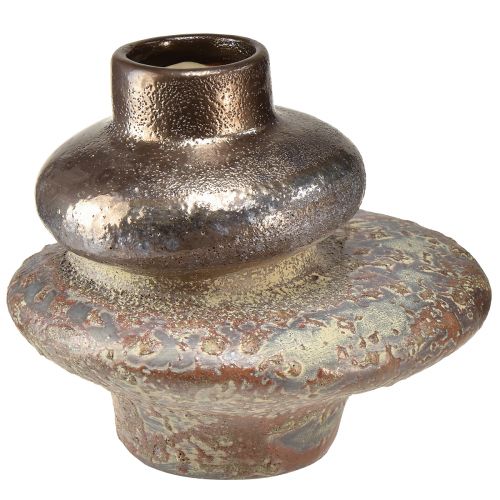 kohteita Koristemaljakko keraaminen metallinen koristeellinen maljakko 19×18×16cm