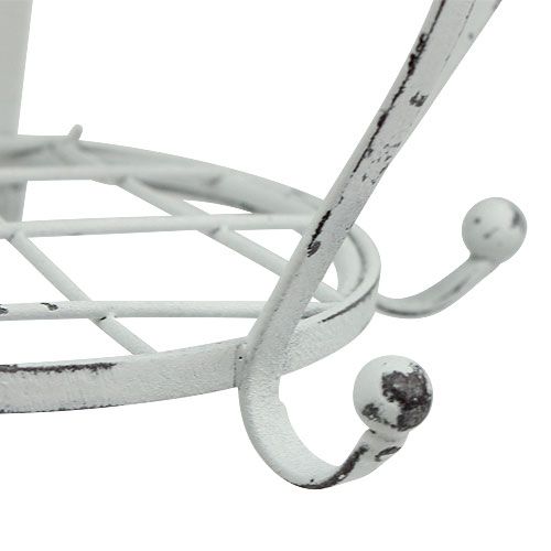 Floristik24 Koristeellinen kruunu valkoisen ripustamiseen Ø20cm