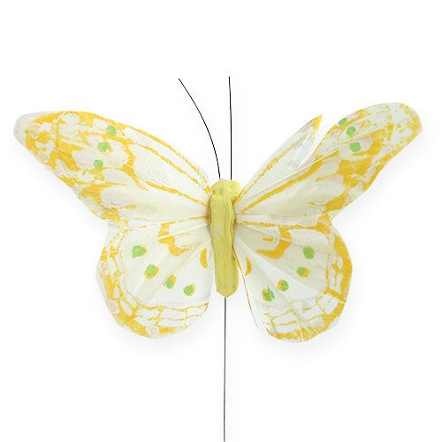 kohteita Koristeelliset perhoset vaijerilla 10cm 12kpl