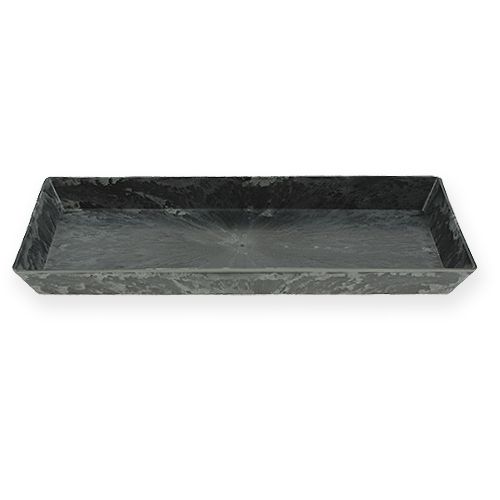 Floristik24 Deco tarjotin Antrasiitti 27cm x 12cm