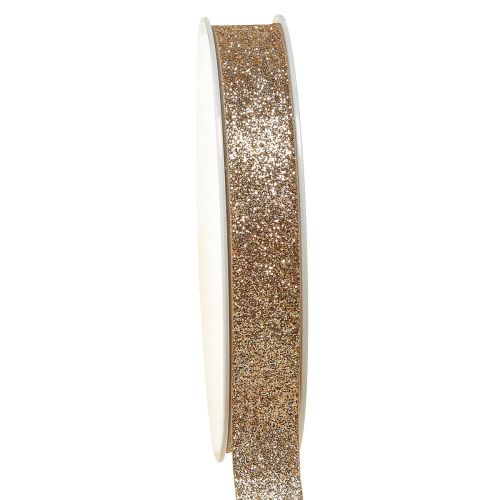 Koristenauha samppanja glitter nauha koristenauha L15mm L18m