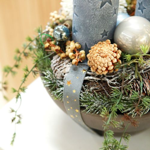 kohteita Samettinauha, tähtinauha, harmaakulta, koristenauha, 25 mm leveä, 8 m pitkä