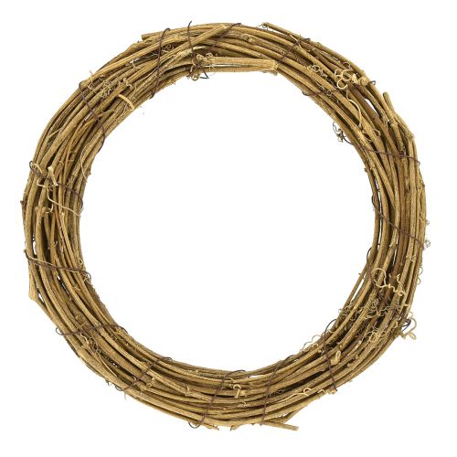 kohteita Koristeellinen seppele viiniköynnösseppele luonnollinen seppeleaihio Ø25cm 4kpl