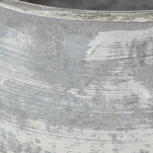 kohteita Koristeellinen metallikulho, soikea, harmaa, P 22,5/19,5/16 cm, 3 kpl:n setti