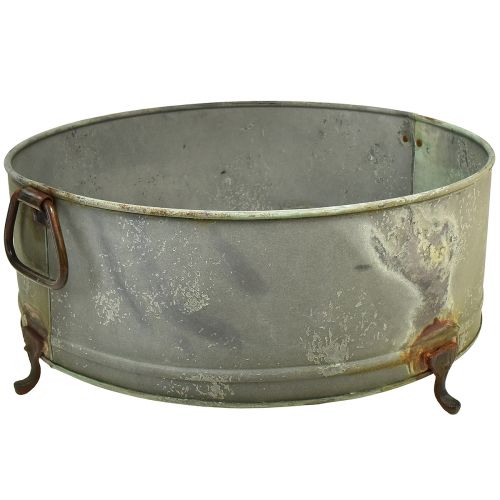 Koristekulho, jossa jalka metallikahva ruoste 42/46,5cm sarja 2 kpl