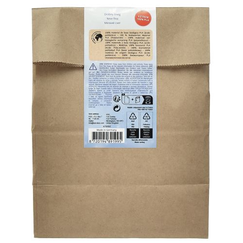 kohteita Koristeellinen lumivalkoinen maissi 100% biopohjainen materiaali 40g