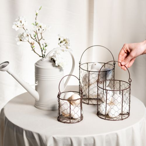 kohteita Lankakorisetti, ihanteellinen sisustukseen tai puutarhaan, 25 cm, 1 sarja