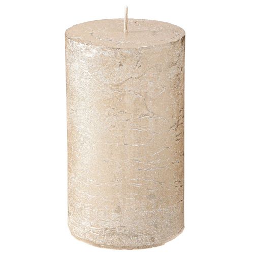 kohteita Yksiväriset kynttilät platina 70x120mm 4 kpl