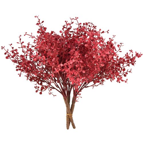 kohteita Eukalyptuspensas punainen keinotekoinen kasvi eukalyptus 28cm 3kpl