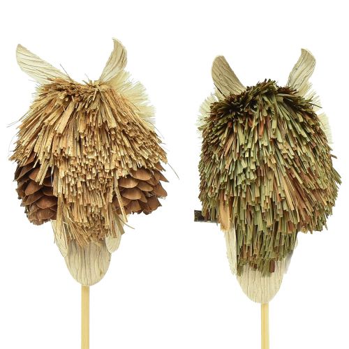 kohteita Pöllö koriste kukkatulpat syksyn koristelu luonnollinen Ø4cm K8cm 4kpl