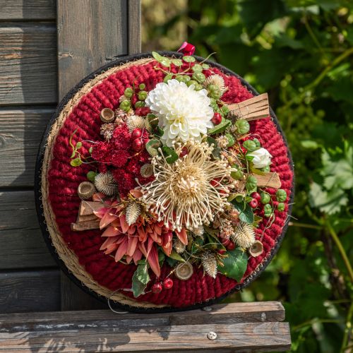 kohteita Huopavillakangas Mirabell 25m tummanpunainen