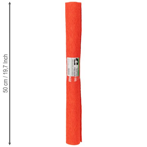 kohteita Kukkaistyylin kreppipaperi punainen 50x250cm