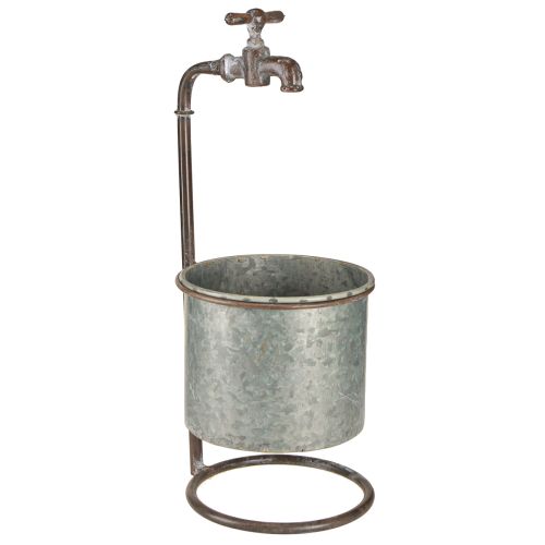 kohteita Puutarhan koristelu metallinen istutuskone hanalla Ø16,5cm H42cm