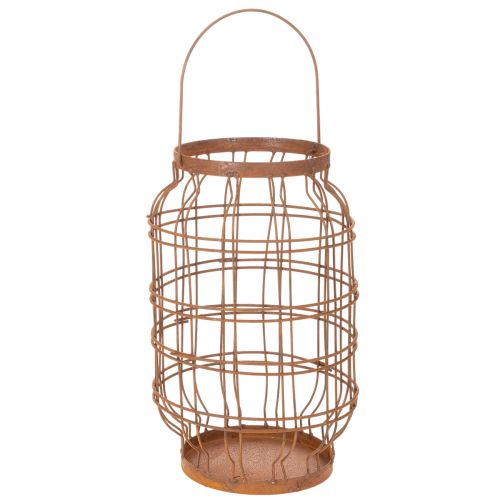 Puutarhalyhty, metalli, ruosteinen viimeistely, kahva, vintage, Ø19,5 cm ostaa | Floristik24.fi