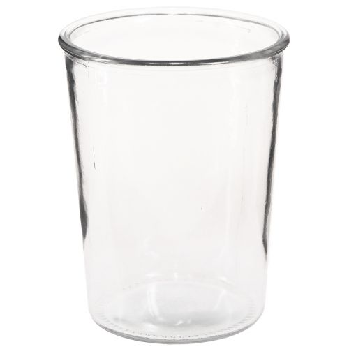 Lasimaljakko kartiomainen koristemaljakko läpinäkyvä Ø12cm K15,5cm 2kpl