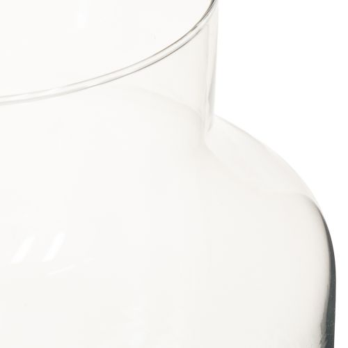 kohteita Lasimaljakko Pyöreä kukkamaljakko Suuri 100 % kierrätyslasia K20 Ø17cm