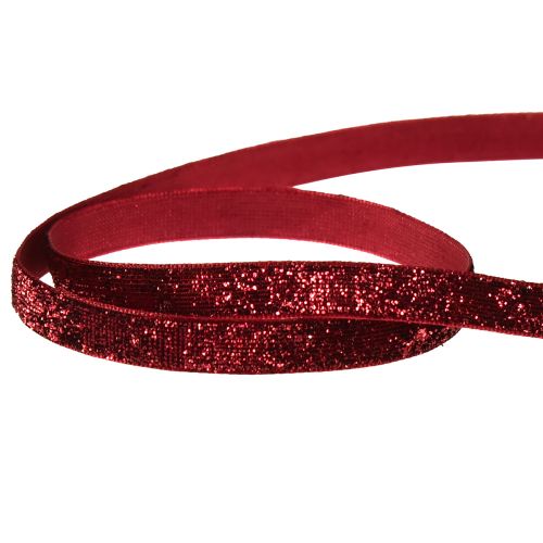 kohteita Glitter nauha Joulunauha tummanpunainen L10mm L10m