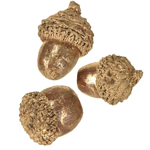 Floristik24 Kultaisia syysmarjoja, juhlavia syyskoristeita, luonnonvärisiä koriste-tammenterhoja, adventtikoristeita Ø1,5 – 2,5 cm P1,5 – 3 cm 300 g