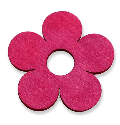 Puiset kukat Ø4cm pinkki 72 kpl | Floristik24.fi