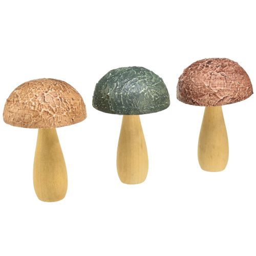 kohteita Puiset sienet koristesienet syyskoristeet puulajitelma 11×7,5cm 3kpl
