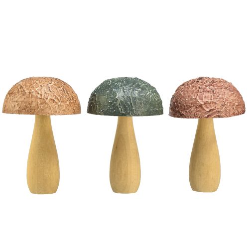 kohteita Puiset sienet koristesienet syyskoristeet puulajitelma 11×7,5cm 3kpl