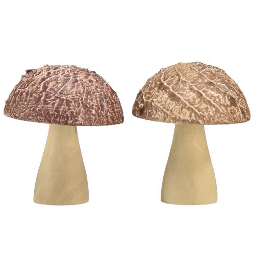 kohteita Puiset sienet koristesienet pöytäkoristeet syksyn ruskea luonnollinen 5×6cm 8 kpl