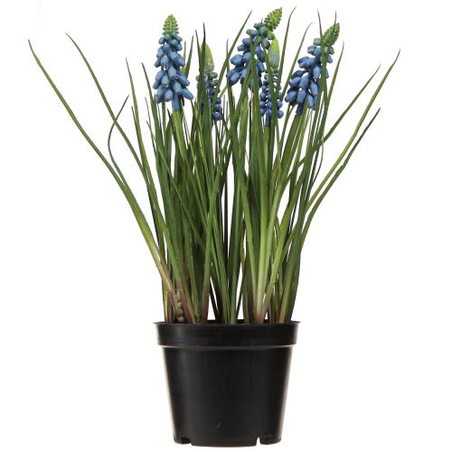 kohteita Keinotekoiset hyasintit sinisessä ruukussa 24cm