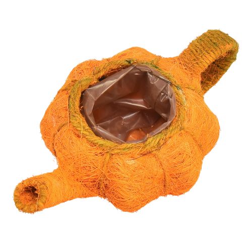 kohteita Ruukku kurpitsan koristeluun oranssi/keltavihreä Ø13cm