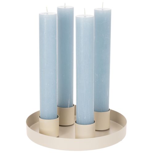 Magneettiset kynttilänjalat paksuille kynttilöille (4 cm), 4 kpl | Floristik24.fi