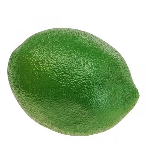 Keinotekoinen lime deco hedelmä Keinohedelmä Ø6cm L9cm